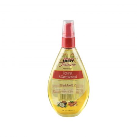Africas Best Textures Coconut & Sweet Almond Natural Growth Oil 5oz