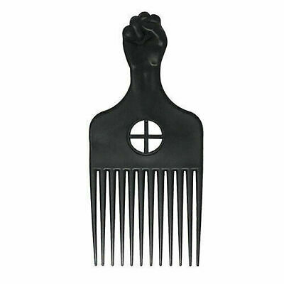 2409 Black Plastic Styling Afro Pik Hair Comb