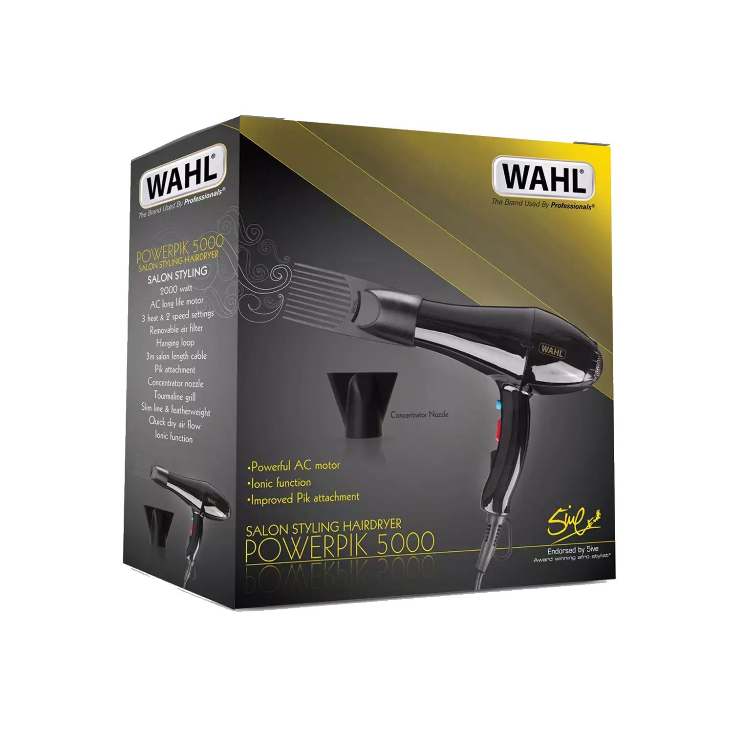 Wahl PowerPik 5000W Hairdryer ZX857 | Hairglo