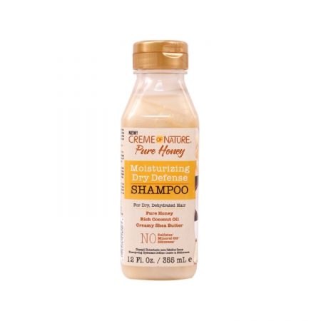 Creme of Nature Pure Honey Moisturising Dry Defence Shampoo 12oz