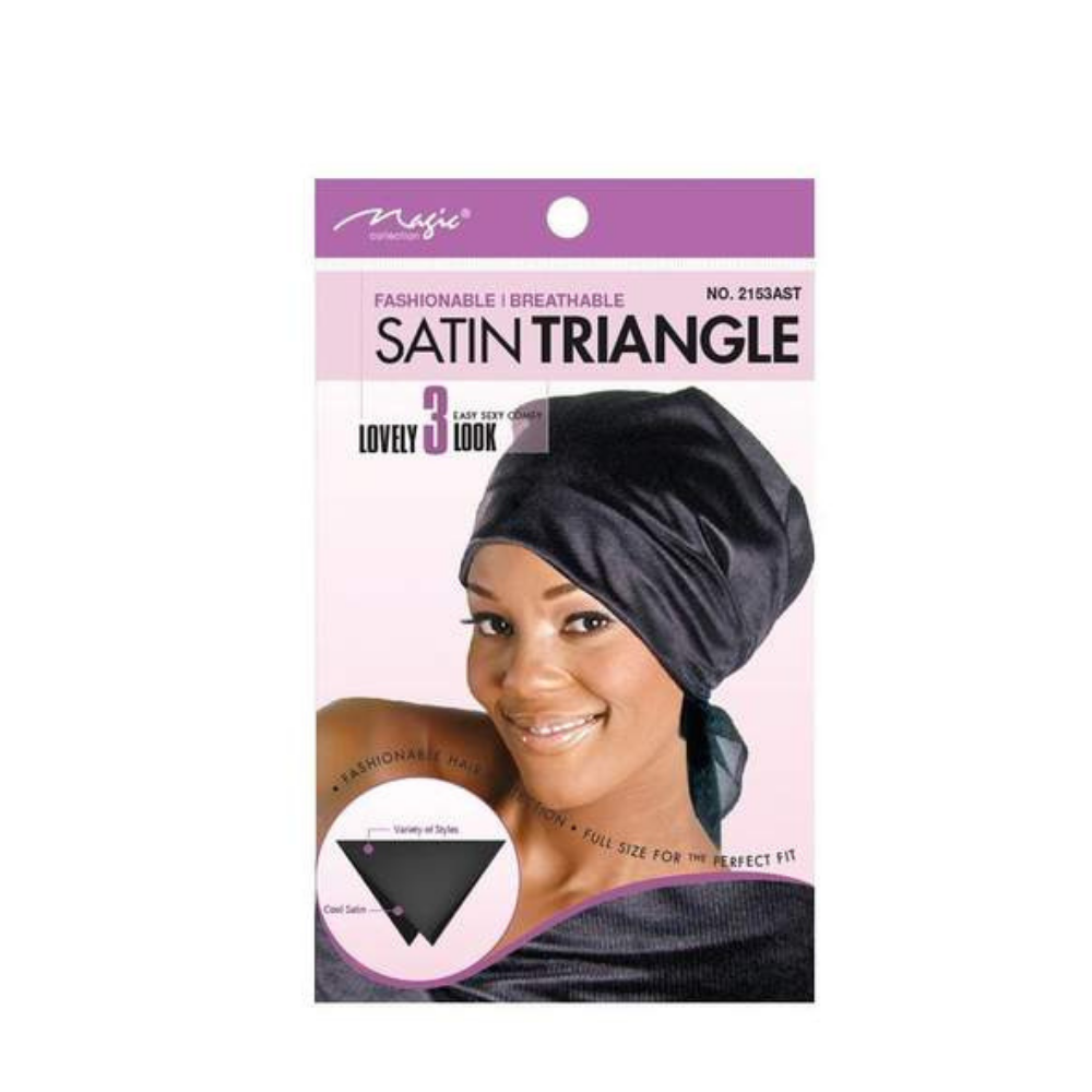 Magic 2153 Satin Triangle Hair Scarf