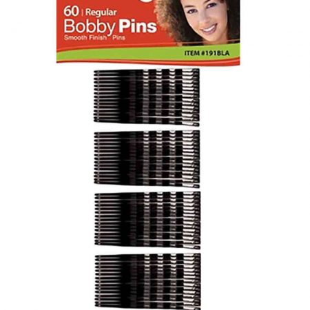 191BLA 60 Black Bobby Pins