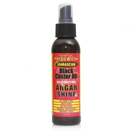 Jamaican Mango & Lime Black Castor Oil Argan Shine Silicone-Free Mist 4oz