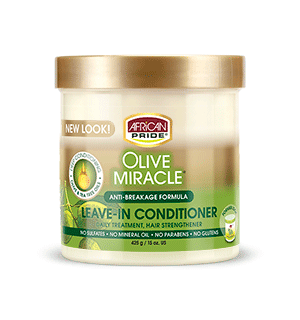 African Pride Olive Miracle Leave-In Conditioner Jar 15oz