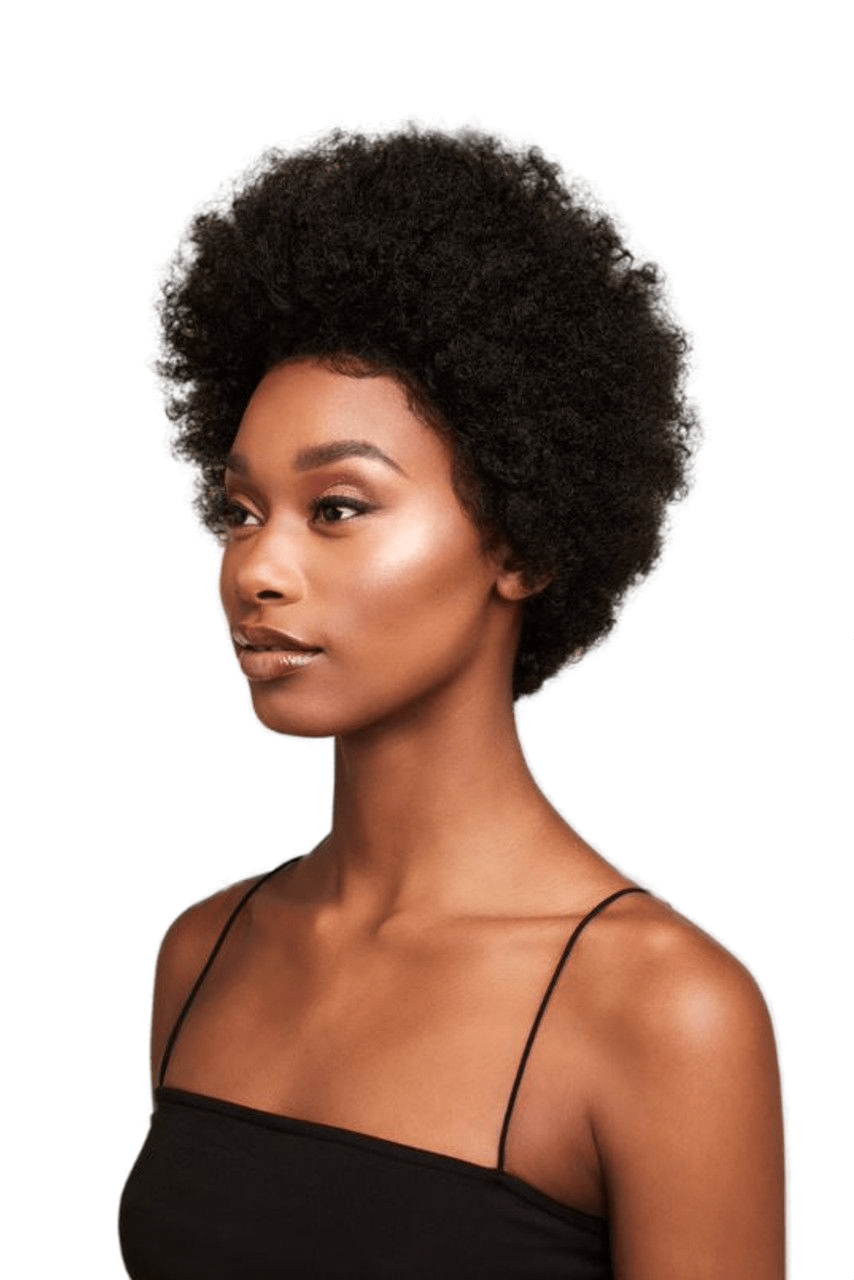 Natural Curl Afro-Lace Wig