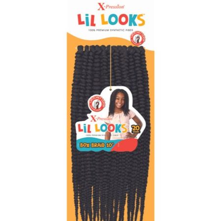 Outre Xpression Lil Looks Box Braid Pre-Looped Crochet Hair