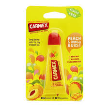 Carmex Peach & Mango Burst Lip Balm Tube SPF 10g