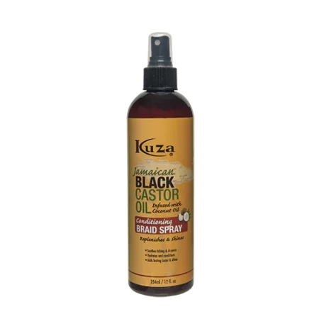 Kuza Jamaican Black Castor Oil Braid Spray 12oz