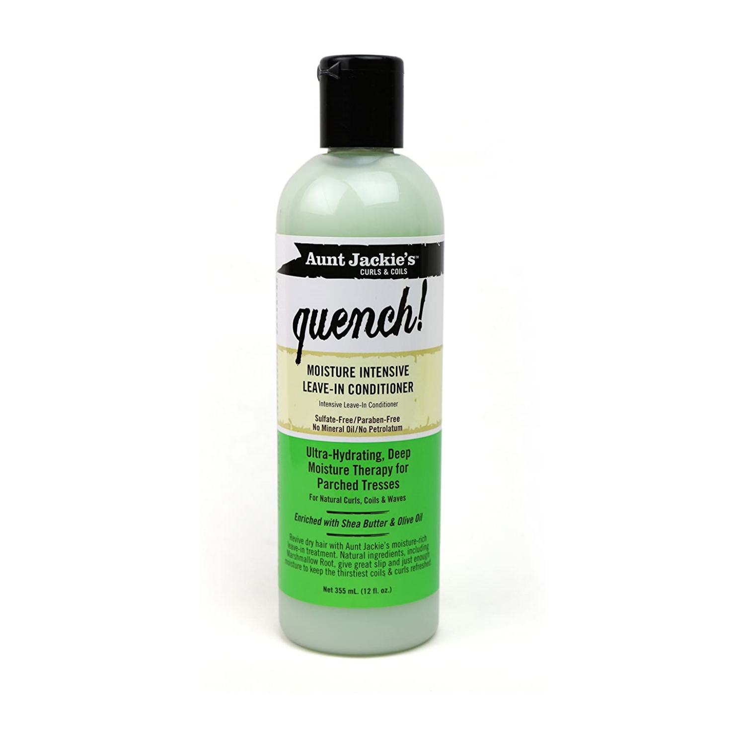 Aunt Jackies Quench Hydrating Intensive Moisturising Leave-In Conditioner 12oz