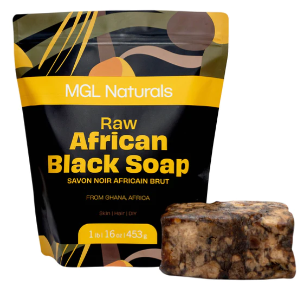 MGL Naturals Raw African Black Soap 1b