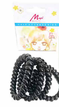 Magic Spiral Hair Band (Black)