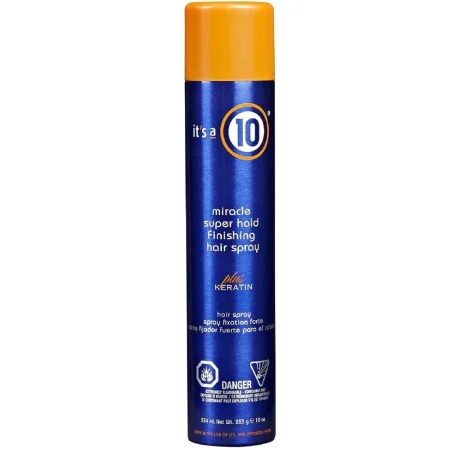 ITS A 10 Miracle Super-Hold Finishing Hair Spray Plus Keratin 10oz