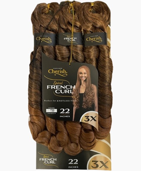 Cherish Bulk 3X Pre-Stretched Spiral French Curl