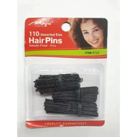 110 Black Hair Pins