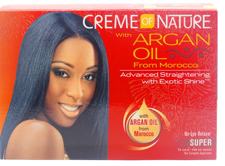 Creme Of Nature Argan Oil No-Lye Super Strength Relaxer Kit